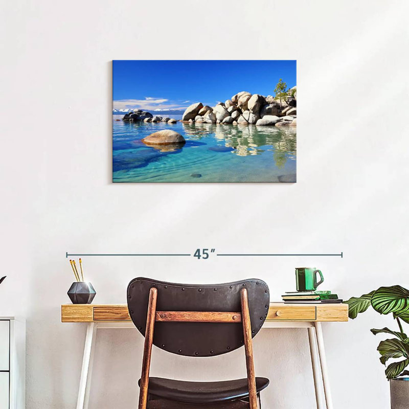 Alvord Peaceful Lake Tahoe, H 20 po x l 30 po