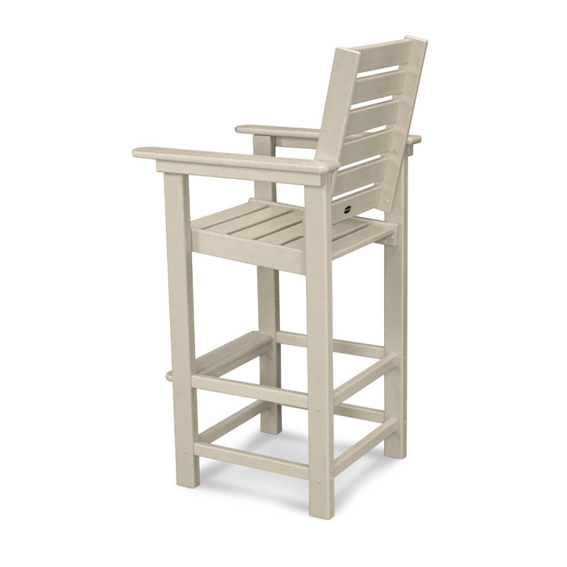 Chaise de bar capitaine POLYWOOD, Sable