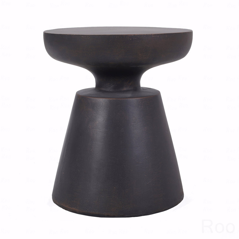 Table d'appoint d'extérieur en béton léger