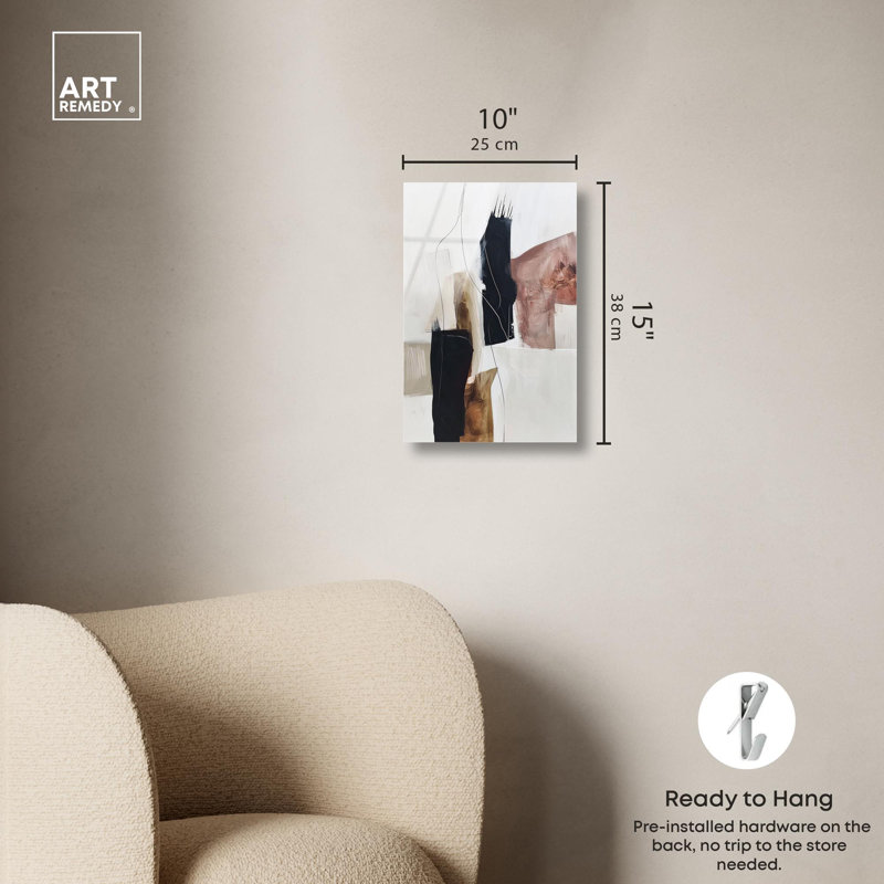 «Smooth Brush I Boho Decor» par Art Remedy, H 15 po x l 10 po