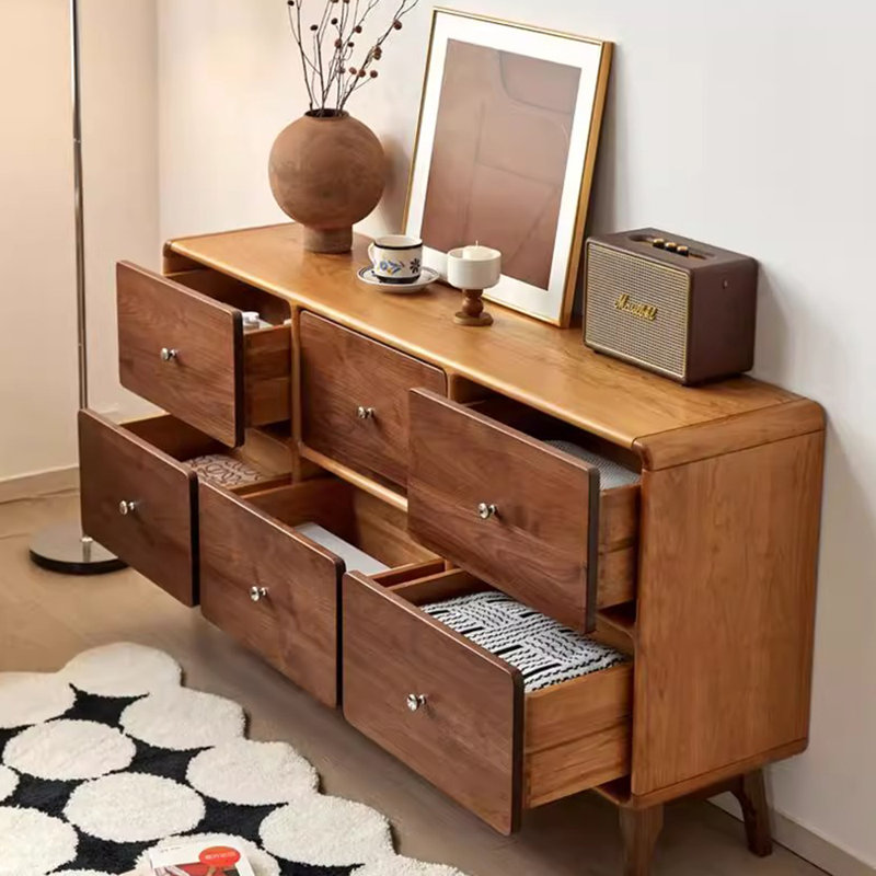 Buffet haut de gamme rétro de style nordique, H 30,7 po x l 63 po x P 15,7 po