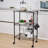 33.46'' H x 22.05'' W Cart with Wheels