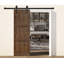 Porte de grange lambrissée peinte en bois sans trousse de quincaillerie d'installation-86217091-86217097