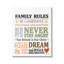 Simple Family Rules cmw-014, art mural personnalisé-1925593894-1925640708-1925640710