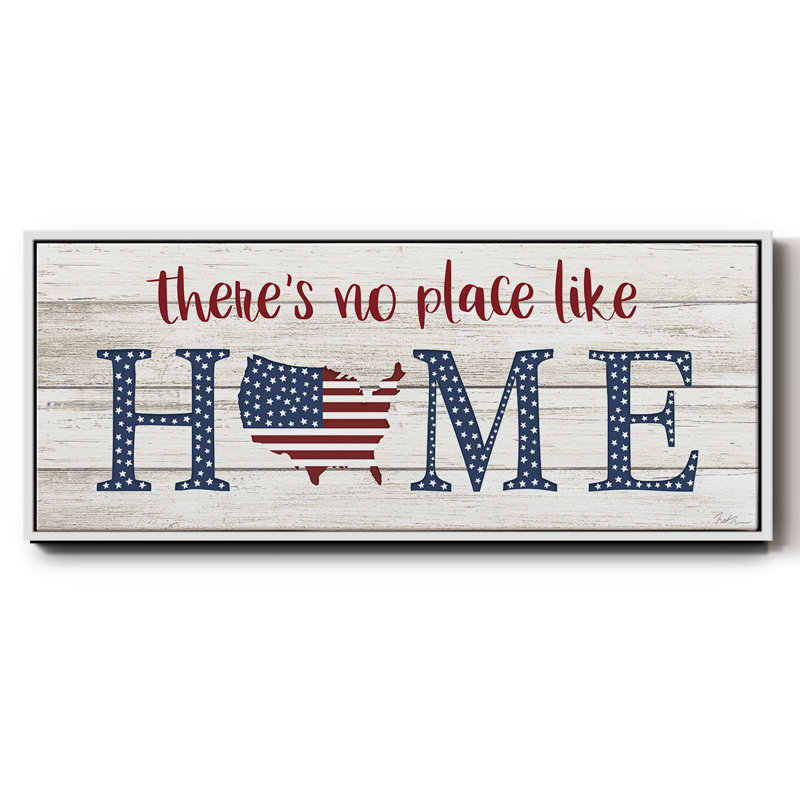 No Place Like Home- Framed Canvas