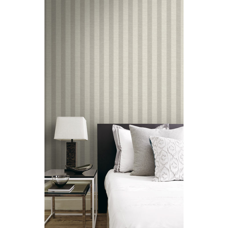 Rouleau de papier peint lisse L 27 po x l 27 po Khoury, Beige / brun clair