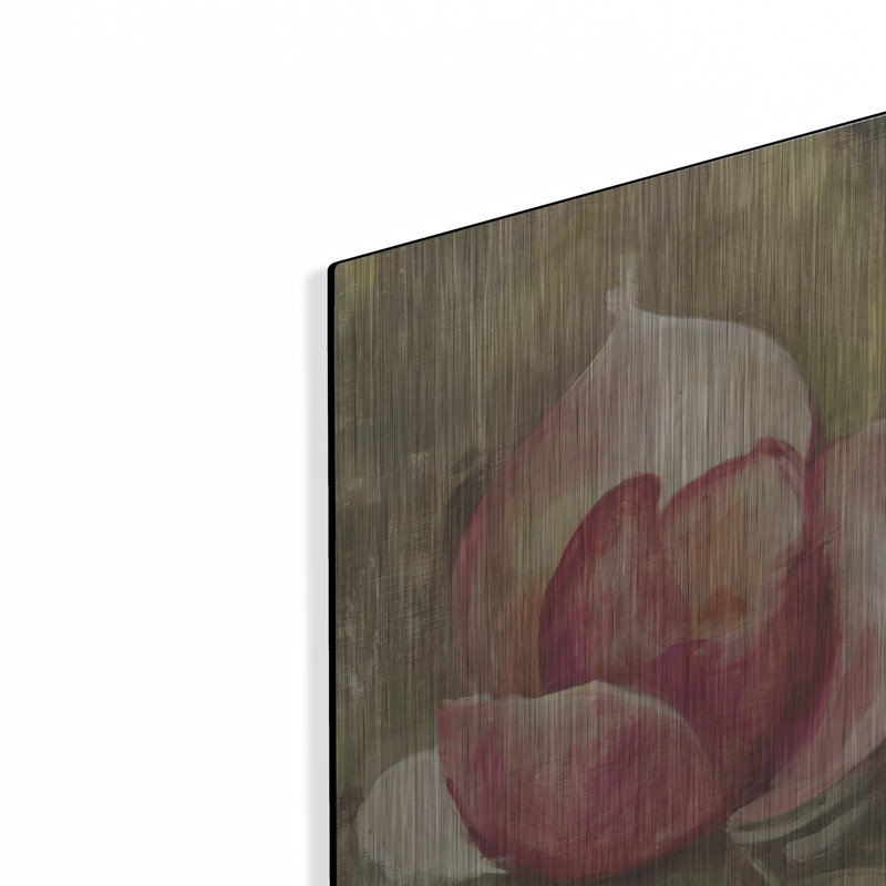 Art mural en métal Latitude Run® «Pink Blossom» par Cheri Blum, H 16 po x l 12 po