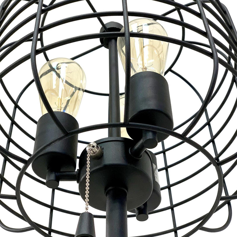 Lampe sur pied INDUSTRIAL WIRE CAGE