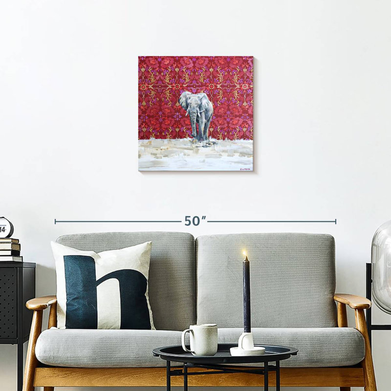 Brampt Elephant Elegance, 20" H x 20" W