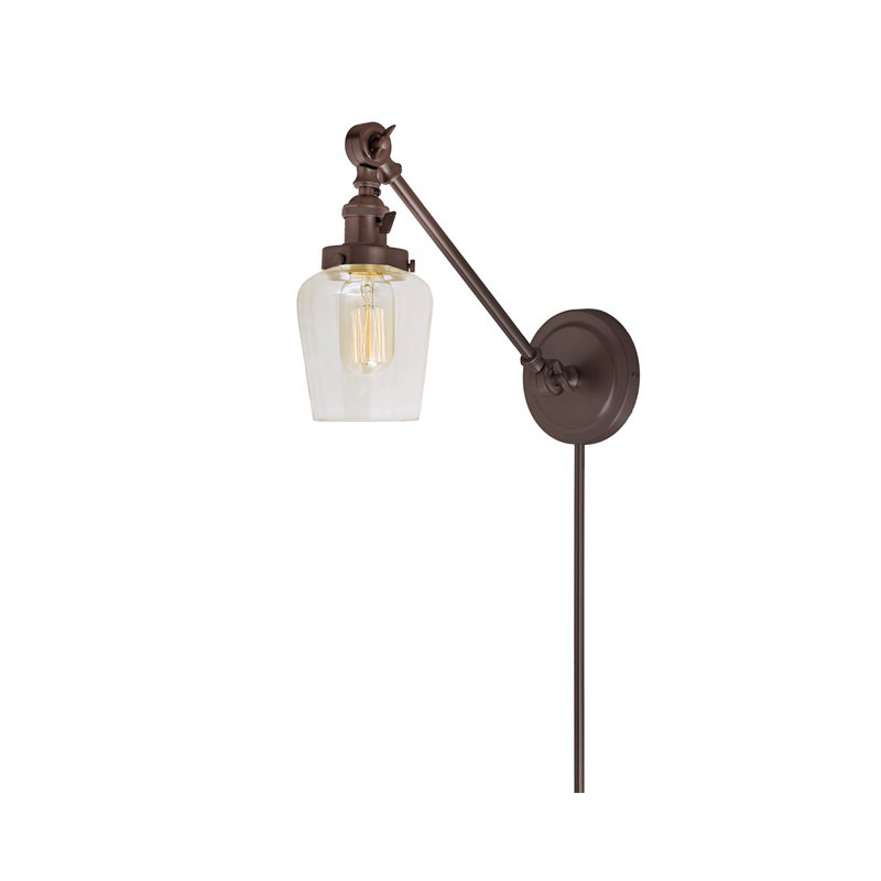 Martucci Swing Arm Sconce, Oil Rubbed Bronze