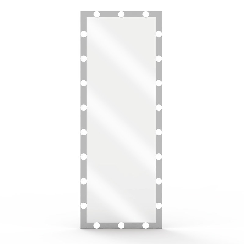 Eliyannah Aluminium Floor Mirror, Silver
