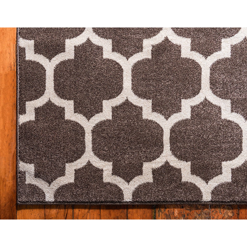 Cohleen Brown Area Rug, Rectangle 7' x 10'