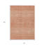 Tapis intérieur lavable 10 pi x 14 pi saumon doré et ivoire Tribal-122848998