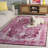 Tucson 206 M/W S/R Performance Machine Washable Oriental Rug-2038435569