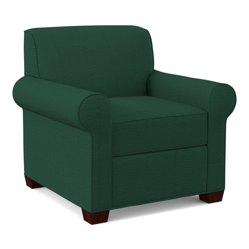 Finn Armchair, Antic Jade, Empire Mahogany
