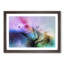 Iguana Lizard Colour Explosion in Abstract - Framed Print-55769224-55769225