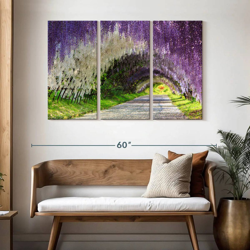 Harnek Kitakyushu Wisteria Tunnel, H 36 po x l 57 po