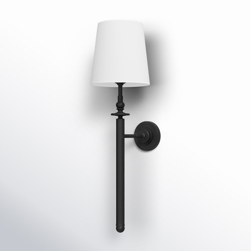 Capri 1 - Light Wallchiere, 28.25" H x 8" W x 9.625" D, Aged Iron