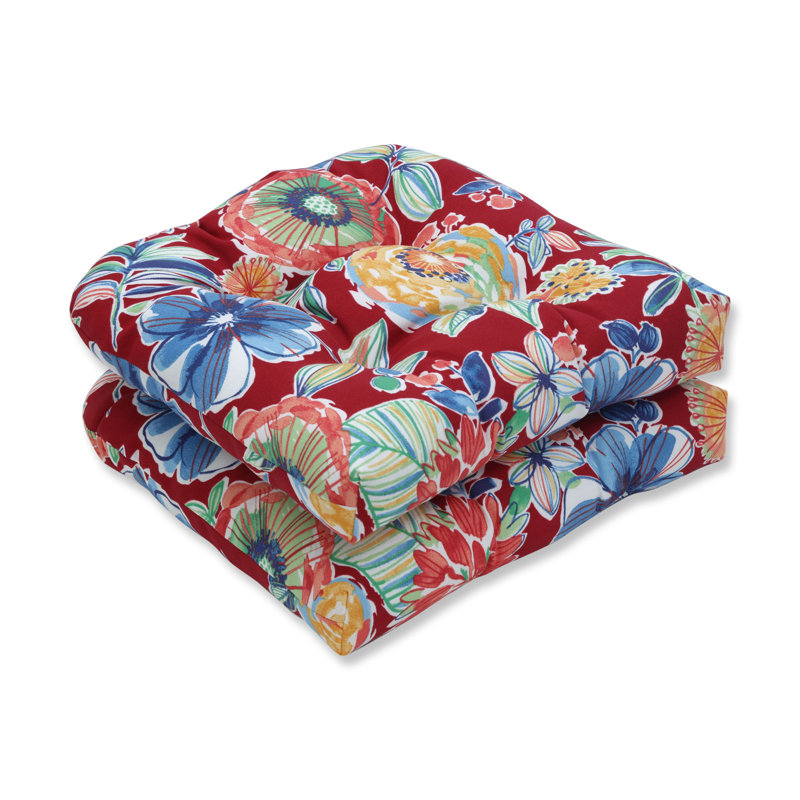 Sisler Outdoor 5'' Rocking Chair Cushion, Berry