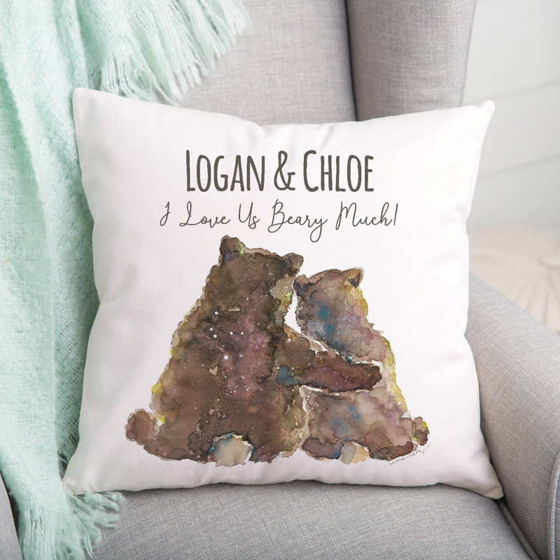 Coussin décoratif personnalisé Couple, Yes