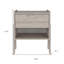 Table de chevet 22 po 22 po