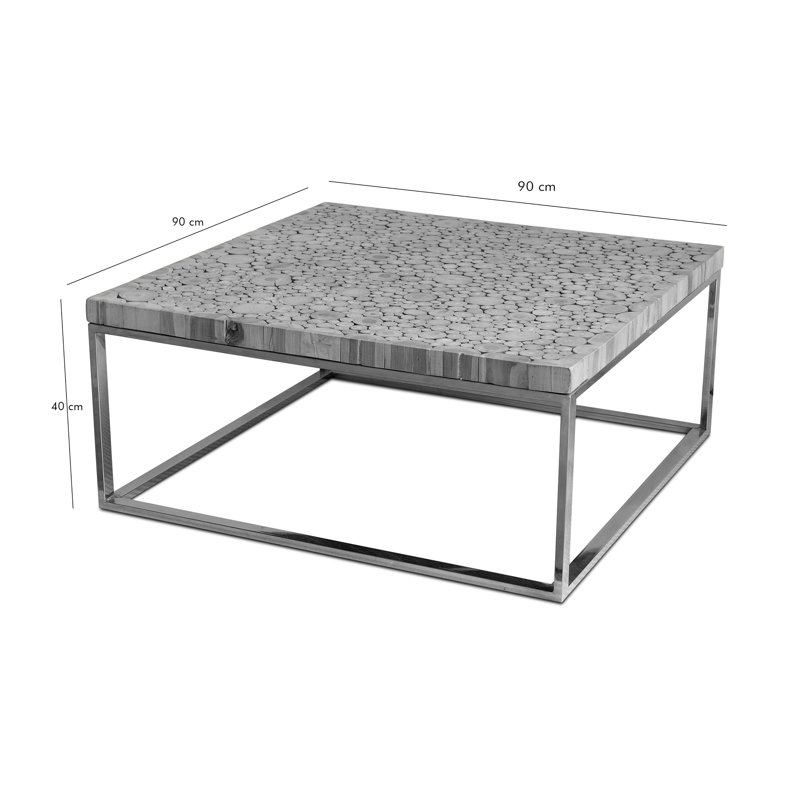 Avigdor Glass Top Single Coffee Table