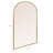 Arched Metal Framed Wall Mirror-1760809325