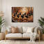 Chiens Affenpinscher, art mural en métal noir-2043029422
