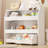 Toy Storge & Organizer Bookshelf With  Cubbies and  2 Movable Drawers, 2 Tier-409696513