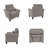 Atifah Upholstered Armchair-1446619996
