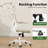Ergonomic Office Chair With Adjustable Headrest And Lumbar Support, Ideal For Comfortable Home And Study Use