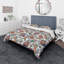 Ensemble de housse de couette floral designart colour-35228798