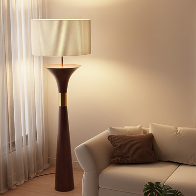 Lampes sur pied en fer brun