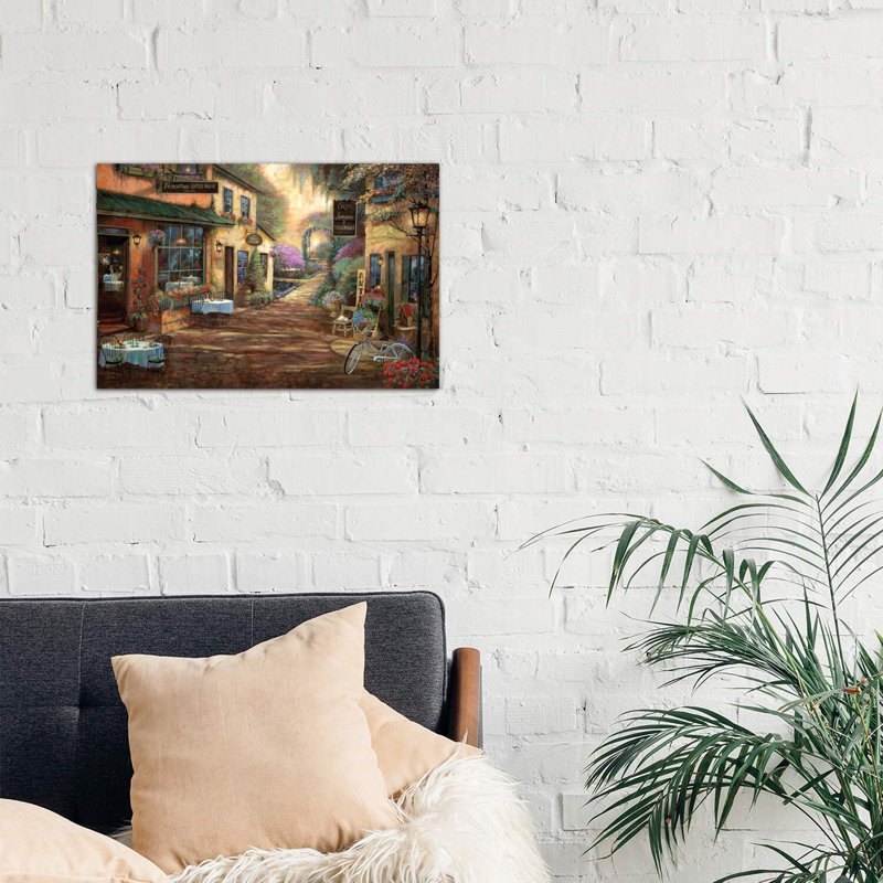French Town by Ruane Manning - Wrapped Canvas Print, 66.04 cm H x 45.72 cm W x 3.175 cm D