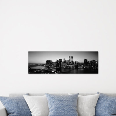 USA, New York City, art mural sur toile tendue