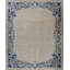 Wool 1920s Rectangle Chinese Room Size Knotted Ivory - Peking Antique Rug