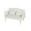 CREAM WHITE  2 SEATER SOFA