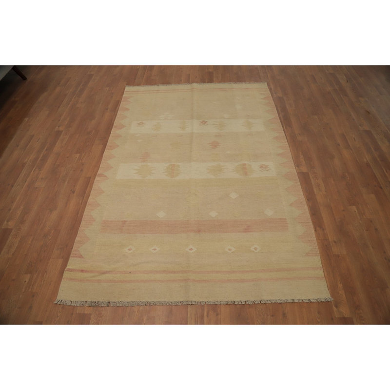 Tapis kilim en laine tissé à la main 5 x 7