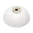 16"X16" White Ceramic C Vessel Bathroom Sink
