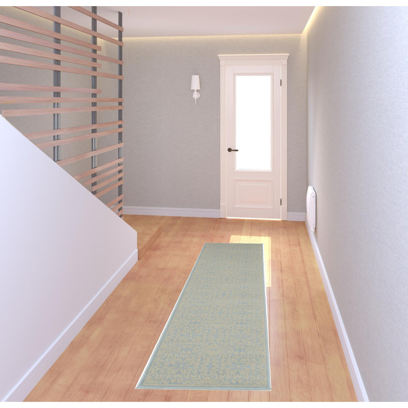 Yurig Floral Indoor Rug, Runner 2'3" x 7'3"