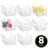 mDesign Household Plastic Storage Organizer Bin with Open Front-1503692341-1503692340