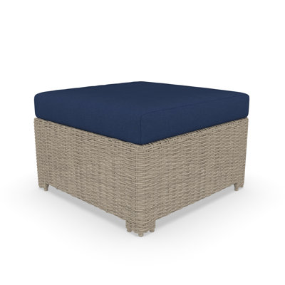 Repose-pieds d'extérieur avec coussins Sunbrella Henri