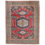 Tapis oriental rouge unique 5X6 One-of-a-Kind