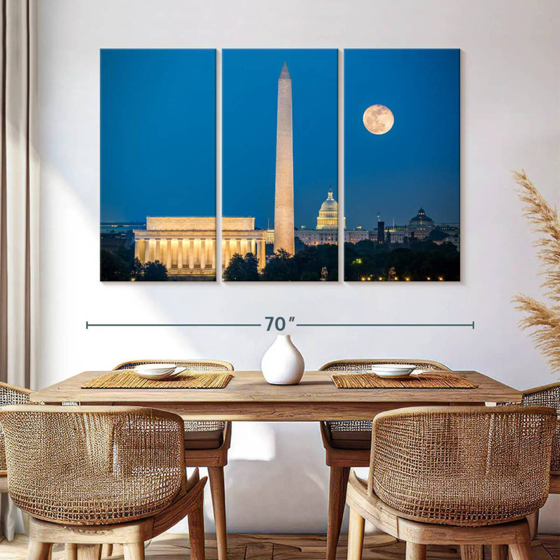 Lilie Washington Monuments, 36" H x 57" W