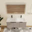 Meuble-lavabo double mural 48 po avec plateau en résine Farnor-1882105586-1899368977