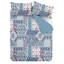 Boho Patchwork Duvet Cover Set with Pillowcases-85748173