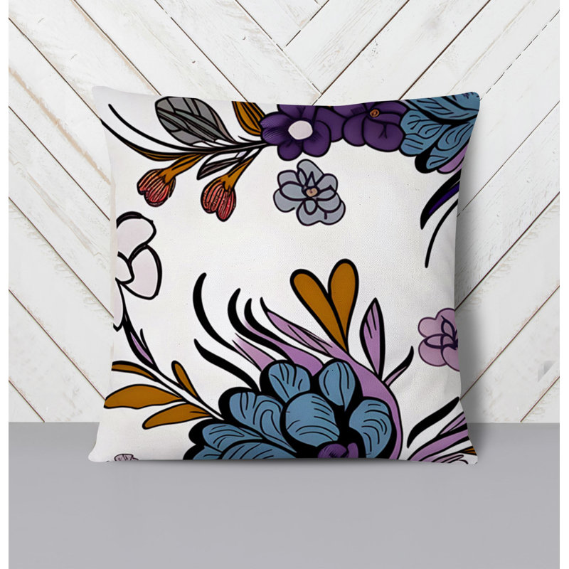 Throw Pillow, Pillow Cover Only - No Insert, 16"H x 16"W