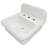 Nantucket Sinks Victorian 17.75'' Fireclay Rectangular Bathroom Sink with Overflow-96601734
