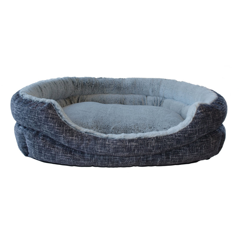 Oakmead Oval Geometric Pet Bed, 15cm H x 90cm W x 75cm D