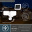 Dualux 2 - Head LED Battery Powered Dusk to Dawn Outdoor Security Area Light with Motion Sensor